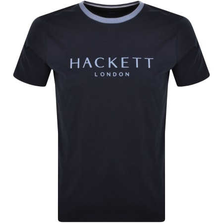 Hackett Heritage H Classic Fit T Shirt Navy Mainline Menswear Denmark